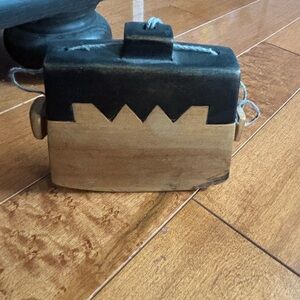 Rare Vintage Teak Ebony Wooden Tobacco Box Hand Carved Indonesian